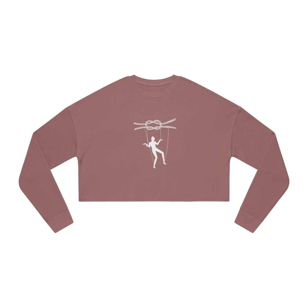 Not a Puppet on a String-Cropped Sweatshirt