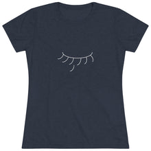 Load image into Gallery viewer, I Wish Series- Falling Eyelash Women&#39;s Triblend Tee
