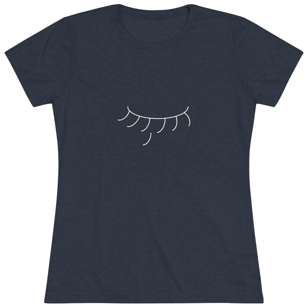 I Wish Series- Falling Eyelash Women's Triblend Tee