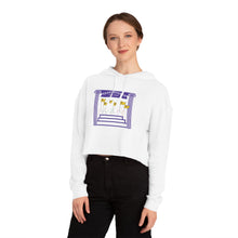 Load image into Gallery viewer, GrandStands for a Cure- Women’s Cropped Hooded Sweatshirt
