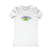 Load image into Gallery viewer, Mardi Gras is in sight! Fleur de lis Women&#39;s Favorite Tee
