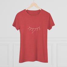 Load image into Gallery viewer, I Wish Series- Falling Eyelash Women&#39;s Triblend Tee
